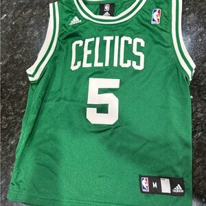 Adidas Official NBA Green & White Boston Celtics Kevin Garnett Jersey